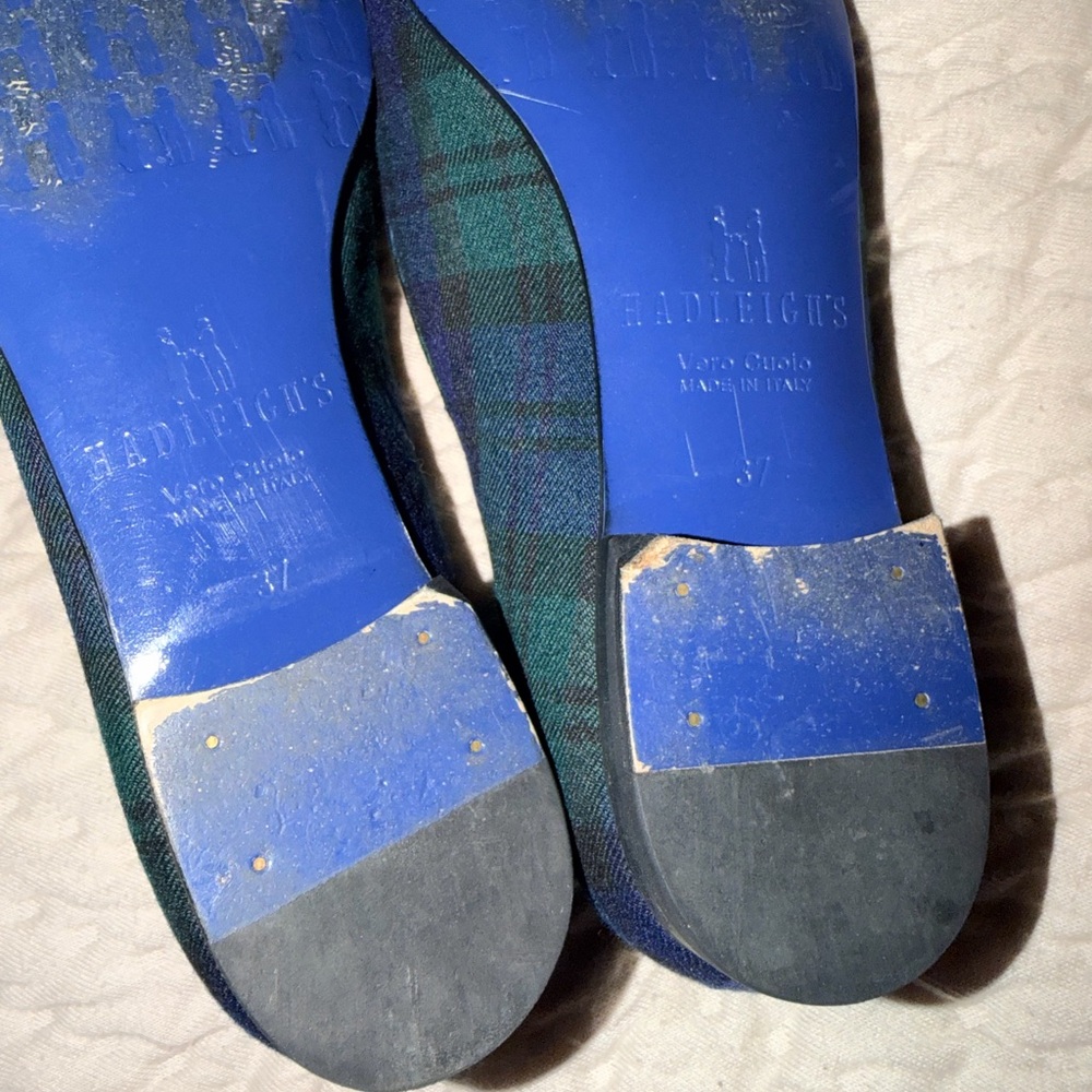Hadleigh Plaid Slippers 37 - Picture 3 of 5